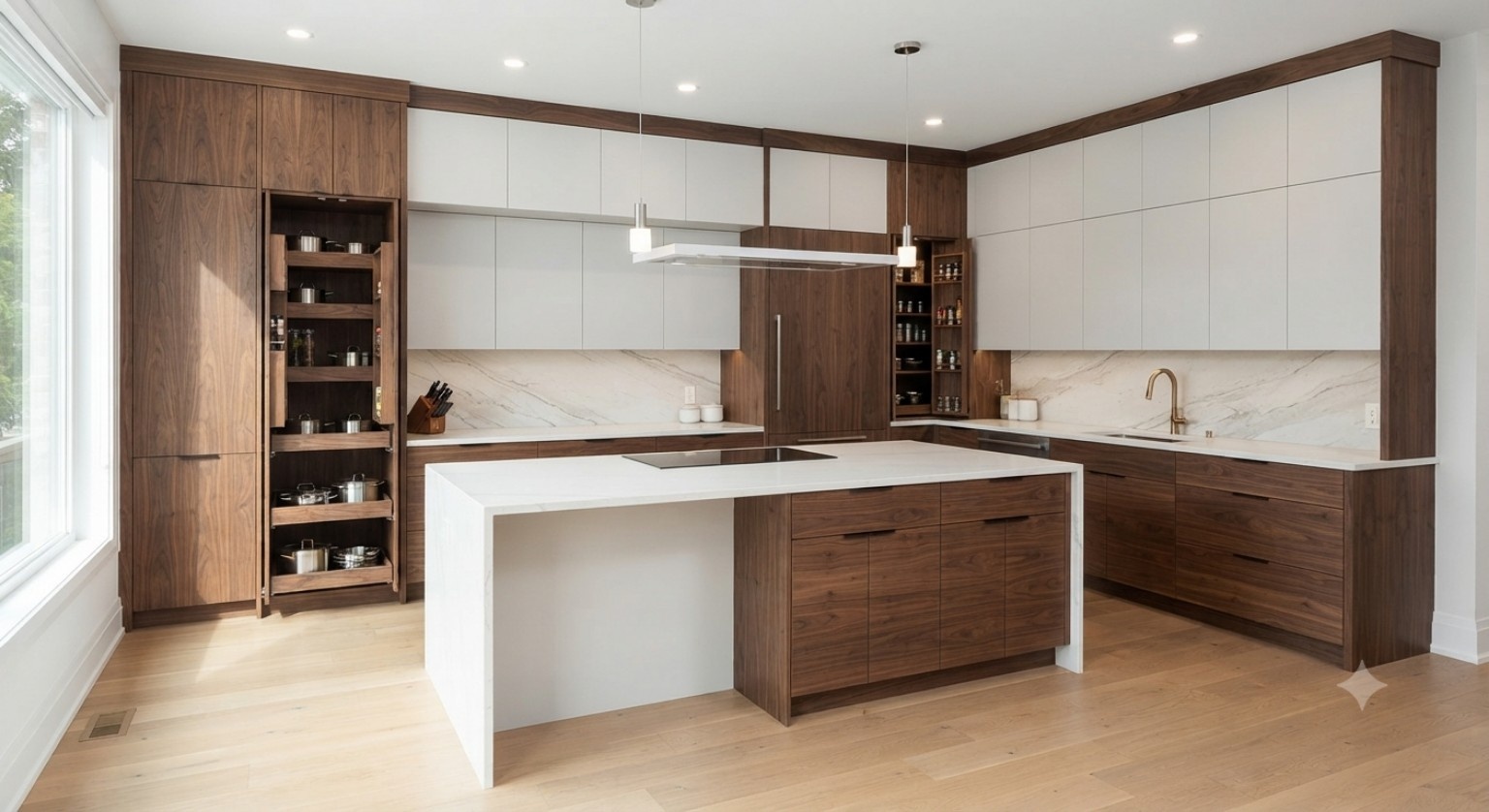 WUUL PALACE Contemporary Two-Tone Kitchen